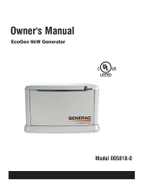 Generac 005818-0 User manual