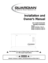 Generac Power Systems Guardian 04760-2 User manual