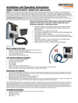 Generac Power Systems GenTran 6376 User manual
