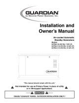 Generac Power Systems Guardian 04759-2 User manual