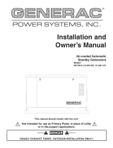 Generac Power Systems 05176-0 User manual