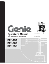 Genie DPL-25S User manual