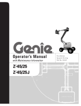 Genie Z-45/25 User manual