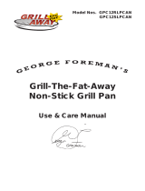 George Foreman GPC12SLPCAN User manual