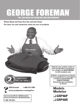 George Foreman GRP46R User manual