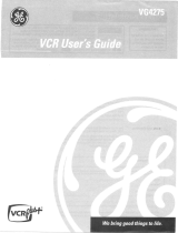 GE VG4275 User manual