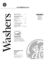 GE WCSR4170 User manual