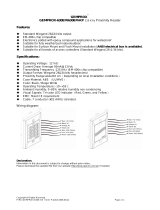 Gianni Industries GEMPROX-630EM User manual