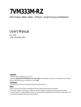 Gigabyte 7VM333M-RZ User manual