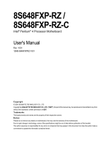 Gigabyte 8S648FXP-RZ-C User manual