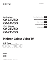Sony KV-14V5D User manual