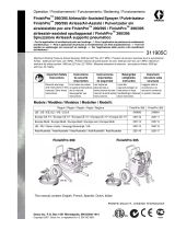 Graco 311905C FineFinishPro 390/395 Airless/Air Assisted Sprayers User manual