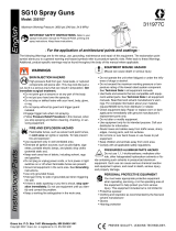 Graco SG10 User manual