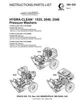 Graco HYDRA-CLEAN 1535 User manual