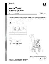 Graco Inc. 310813D, GMAX 3400 Airless Sprayers Repair User manual