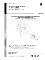 Graco 311736A 390 Electric Airless Sprayer Eng., Chinese, Korean User manual