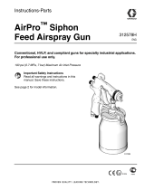 Graco 312578H AirPro Siphon Feed Airspray Gun User manual