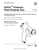 Graco 312414J AirPro Pressure Feed Airspray Gun User manual
