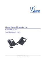 Grandstream Networks GXP-1105 User manual