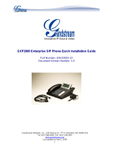 Grandstream Networks GXP2000 User manual