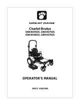 Great Dane Chariot Brutus GBKH2761S User manual