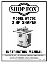 Grizzly w1702 User manual