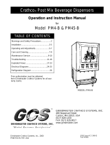 Grindmaster PM45-B User manual