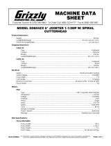 Grizzly BT-160X User manual