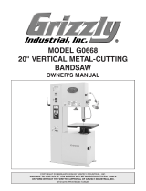 Grizzly G0668 User manual