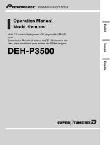 Pioneer DEH-P3500 User manual