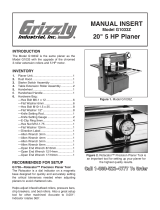 Grizzly G1033Z User manual