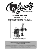 Grizzly G1778 User manual