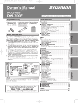 Sylvania DVL700F User manual