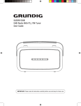 Grundig GUSR91DAB User manual