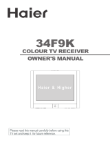 Haier 34F9K User manual
