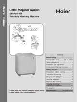 Haier 650 User manual
