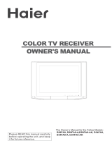 Haier D34FA9-A User manual