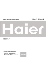 Haier GDZ607VA User manual