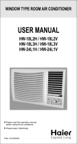 Haier Window Type Room Air Conditioner User manual