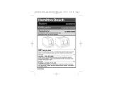 Hamilton Beach Brands Inc. 22790 User manual