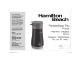 Hamilton Beach ICED TEA MAKER User manual