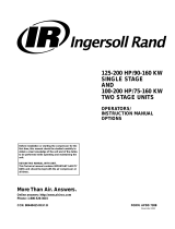 Ingersoll-Rand 125-200 HP/90-160 KW User manual