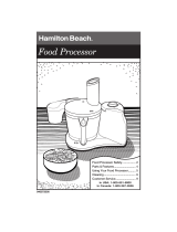 Hamilton Beach 840072000 User manual