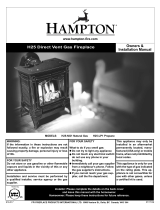 Hampton Direct H25-NG1 User manual