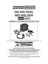 Chicago Electric 55LM8600 User manual