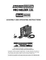 Chicago Electric MIG WELDER 131 User manual