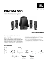 JBL Cinema 500 User manual