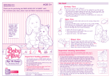 Baby Alive 18663 Asst. User manual