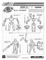 Hasbro A REAL AMERICAN HERO BAT ATTACK 6-Pack of 3-3/4 Inch Figures User manual