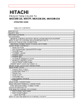 Hitachi 60SX10B User manual